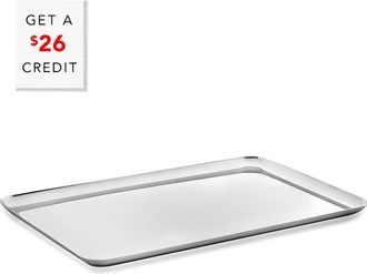 Mepra Stile Medium Rectangular Tray With $26 Credit