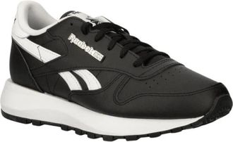 Reebok Classic Leather - Dames - Fitnessschoenen - Zwart - 37 EU - Leer - Fitness