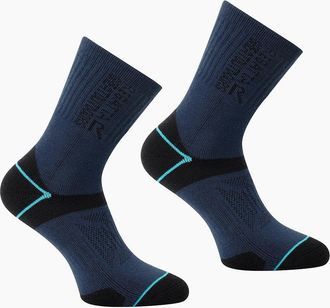 Regatta Womens Regatta Womens/Ladies Blister Protection II Boot Socks - Navy/Navy - Size: 3/3.5/4/4.5/5