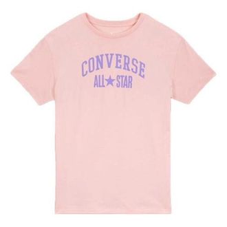 Converse (WMNS) Converse Sport Graphic T-Shirt Asia Sizing Pink Blue 10017793-A02