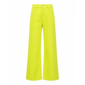 Brand Unique Wide Jeans, female, Yellow, Size: L Lima Wide Jeans