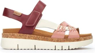 Pikolinos Palma Sandal - Dames - Sleehakken - Veelkleurig - 36 EU - Leer - Schoenen