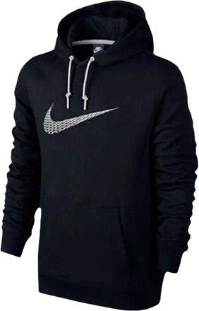 Nike Heren Swoosh Logo Hoodie (Zwart)
