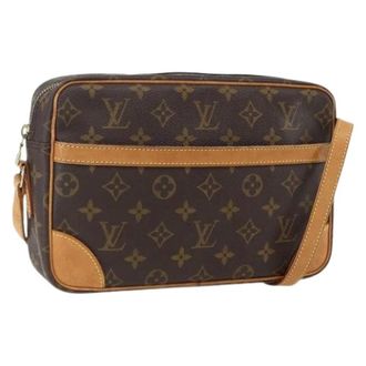 Louis Vuitton Borsa a tracolla in tela Pre-owned - - Pre-owned - Donna - Marrone - ONE SIZE