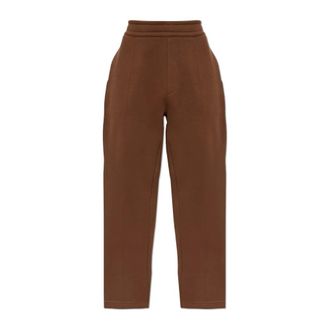 Ami Pantalones de ch&aacute;ndal con logotipo bordado - Trousers - Hombre - Marr&oacute;n - 2XL