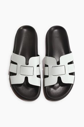 H&M Sandals in White/black at Nordstrom, Size 10