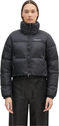 Columbia Puffect Colorblock Jacket - Dames - Ski Jassen - Zwart - L - Leer - Fitness