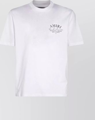 Amiri crew neck t-shirt short sleeves design
