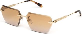 Just Cavalli SJC110 300Y Womens Sunglasses Gold Size 60