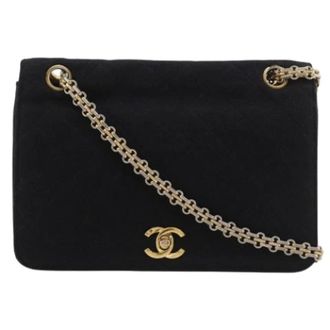 Chanel Pre-owned Shoulder Bags, female, Black, Size: ONE SIZE Pre-owned Vintage Shoulder Bag