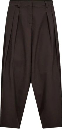 Copenhagen Muse Cmtailor Wijde Broek - Dames - Broeken - Bruin - Maat: S Viscose