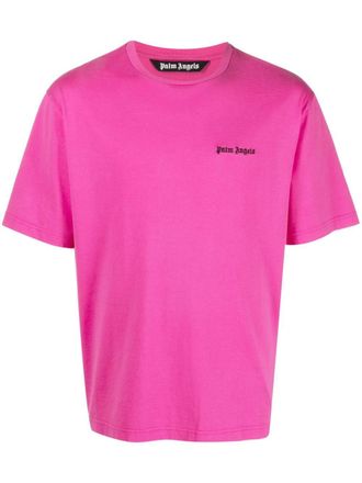 Palm Angels T-shirt con stampa - Rosa