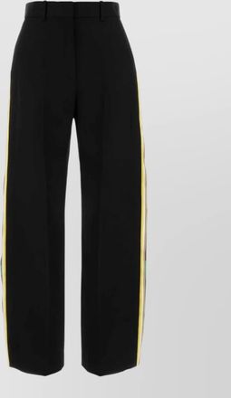 Loewe twill trousers side stripe belt loops