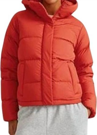 Eddie Bauer Ketchum 650 Fp Down Hoodie Jacket In Orange