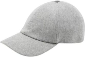 Dondup Baseballpet - Heren - Petten - Grijs - ONE Size - Wol - Accessoires