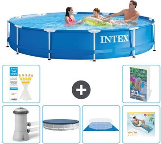 Intex Piscina Con Estructura Redonda - 366x76 Cm - 7-piezas S322