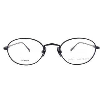John Varvatos Demo Round Mens Eyeglasses V185 0BLA 46