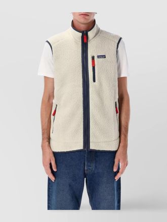 Patagonia vintage style shearling jacket