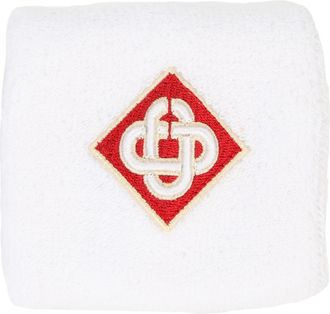 Casablanca Taillebandmanchetten met rood diamantlogo