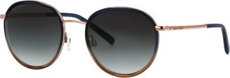 Marc O'Polo Sonnenbrille MARC OPOLO, Damen, rosa (blau verlauf, ros&eacute;gold), leicht transparent, matt, metallic, Sonnenbrillen Sonnenbrille, Form Panto, hochwertige