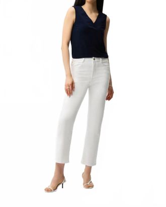 Joseph Ribkoff Silky Knit Sleeveless V-Neck Top In Navy