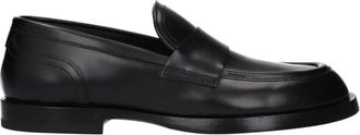 Dolce & Gabbana Mocasines Casuales de Piel con Punta Redonda - Shoes - Hombre - Negro - 40 EU