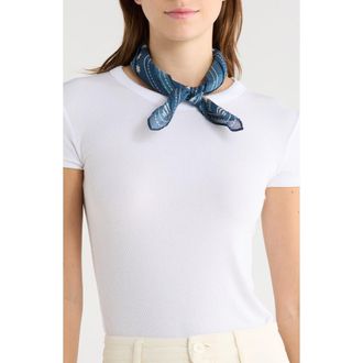 Melrose and Market Western Icon Bandana Scarf in Navy Equestrian at Nordstrom Rack
