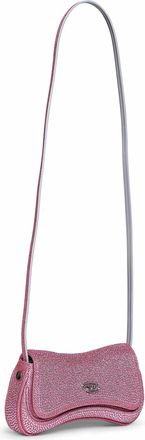 Diesel Womens Crossbody Bag Play Pink Polyester Shoulder