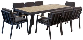 Higold Outdoor Design Dining-Set Nofi 8+1 - Anthrazit