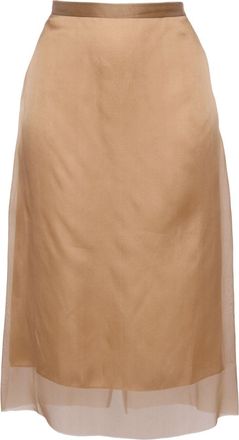 JNBY ^ strato gonna svasata - Marrone