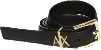 A|X Armani Exchange Riemen - Dames - Riemen - Zwart - 95 CM - Leer - Accessoires