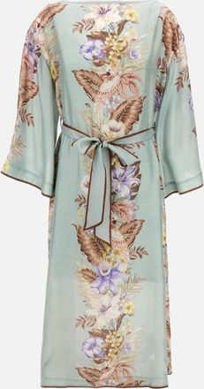 Zimmermann Green Coco Tunic Midi Dress