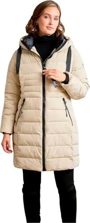 Junge Jassen, Dames, Beige, 5Xl, Leer, Jassen