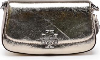 Tory Burch Britten Crossbody Bag - Dames - Schoudertassen - Geel - ONE Size - Leer - Tassen