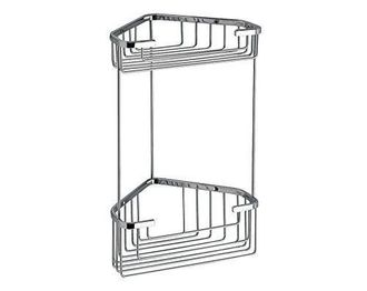 Gedy Sapho Gedy Smart - Estante Doble 20x33x15 Cm, Cromo 2482