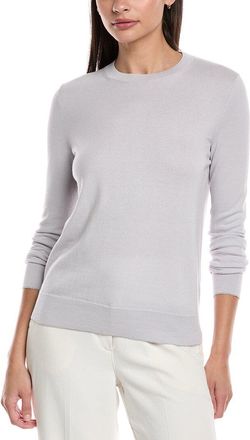 Lafayette 148 New York Lurex Tipping Cashmere-Blend Sweater