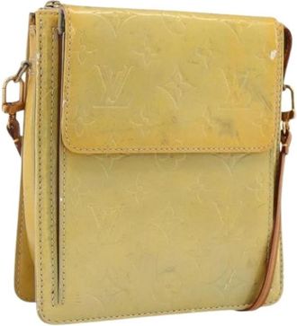Louis Vuitton Pre-owned Vintage Accessory Pouch - Dames - Vintage Schoudertas - Beige - ONE Size - Leer - Vintage
