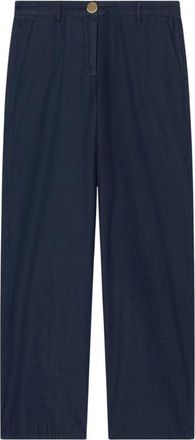 A|X Armani Exchange Straight Broeken - Dames - Wijde Broeken - Blauw - S - Denim - Broeken