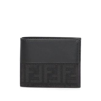 Fendi FF Logo Leather Wallet