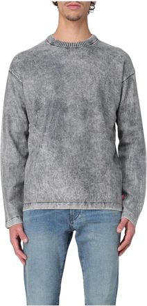 Diesel Hombre, Sudaderas, Gris, Talla: L