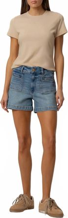 Kut from the Kloth Jane High Rise Denim Shorts In Vibes Wash