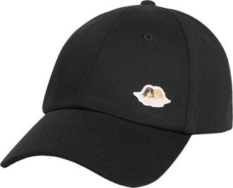 Fiorucci Womens Baseball Cap With Angels Patch Black Cotton Hat
