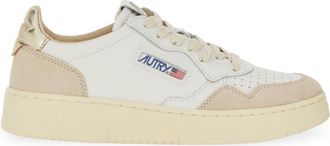 Autry Medalist Low Leather Suede Low-Top Sneakers