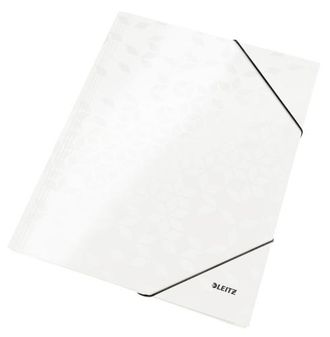 Bigbuy Carpeta Solap.leitz Wow Cart. A4 Blanco - Pack De 10 Unidades