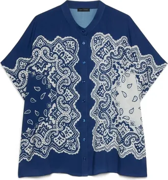 Fiorella Rubino Donna, Camicette, Blu, S, new