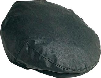 Barbour Chevot Wax Flat Cap - unisex - Petten - Groen - S - Katoen - Accessoires