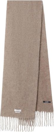 Jacquemus LEcharpe Carro - Dames - Wintersjaals - Beige - ONE Size - Wol - Accessoires