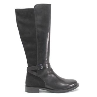 Ecco Ecco Sartorelle 25 Full Grain Leather Womens Calf Length Boots - Black - Size:UK 6.5-7