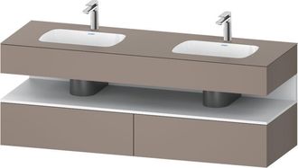 Duravit Qatego Lavabo Encastrado Con Base De Lavabo Consola, - Duravit