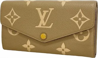 Louis Vuitton Cream Tourterelle Long Wallet (Bi-Fold) (Pre-Owned)